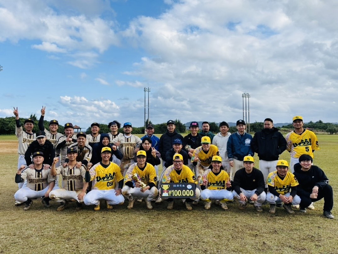 優勝賞金¥100,000・集合写真